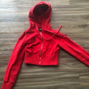 I.am.gia crop hoodie